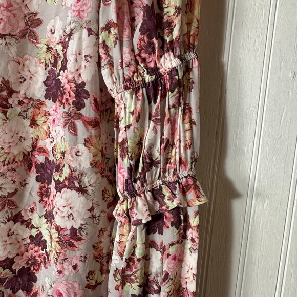 LoveShackFancy Floral Long Sleeve Blouse - Picture 7 of 8